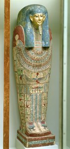 Ataúd interior de Djeho, hijo de Psamético, de Akhmim, c.250 a.C.